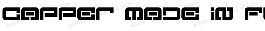 capper made in future字体转换